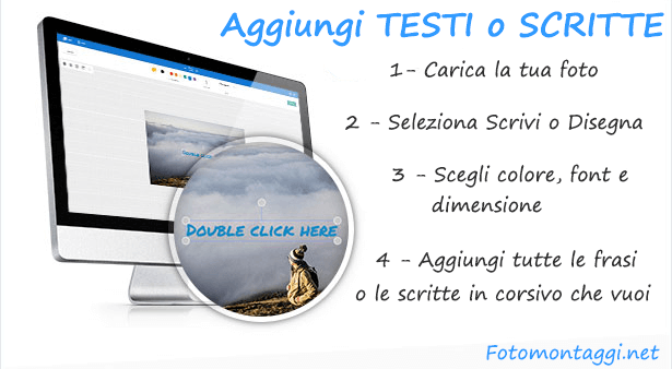 scritte su testi
