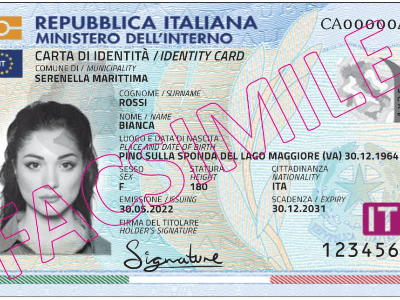 carta di identita' italiana