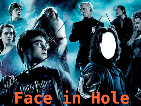 face in hole