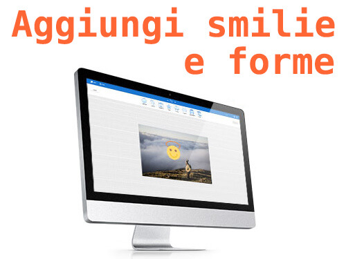 aggiungi faccine ed emoticons
